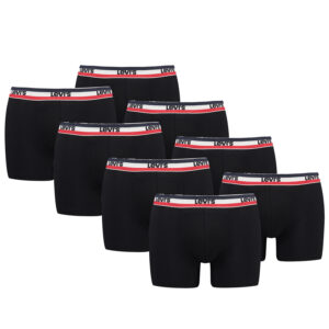 Levi's Sportswear Logo Herren Boxershorts Unterwäsche aus Bio-Baumwolle im 8er P...