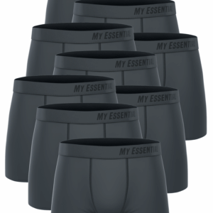 9 er Pack My Essential Clothing Basic Boxershorts Cotton Bio Herren Shorts Unter...