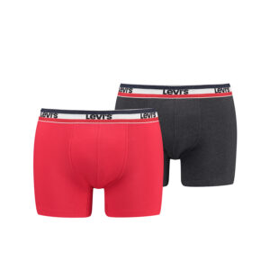 Levi's Sportswear Logo Herren Boxershorts Unterwäsche aus Bio-Baumwolle im 2er P...