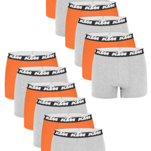 KTM by FREEGUN Boxershorts für Herren Unterwäsche Pant Men´s Boxer 12 er Multipa...