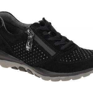Gabor ROLLINGSOFT 76.968.87 schwarz - sportliche Halbschuhe f?r Damen