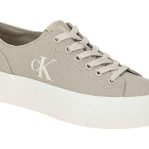 Calvin Klein VULC FLATFORM LOW YW01763 ACF beige - sportliche Halbschuhe f?r ...