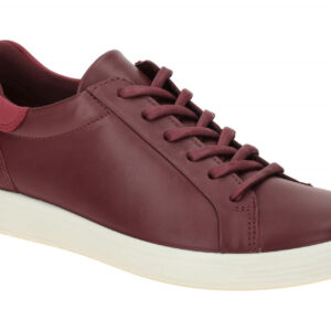Ecco SOFT 7 EASY SLIP LACE 47084361331 bordo - sportliche Halbschuhe f?r Damen