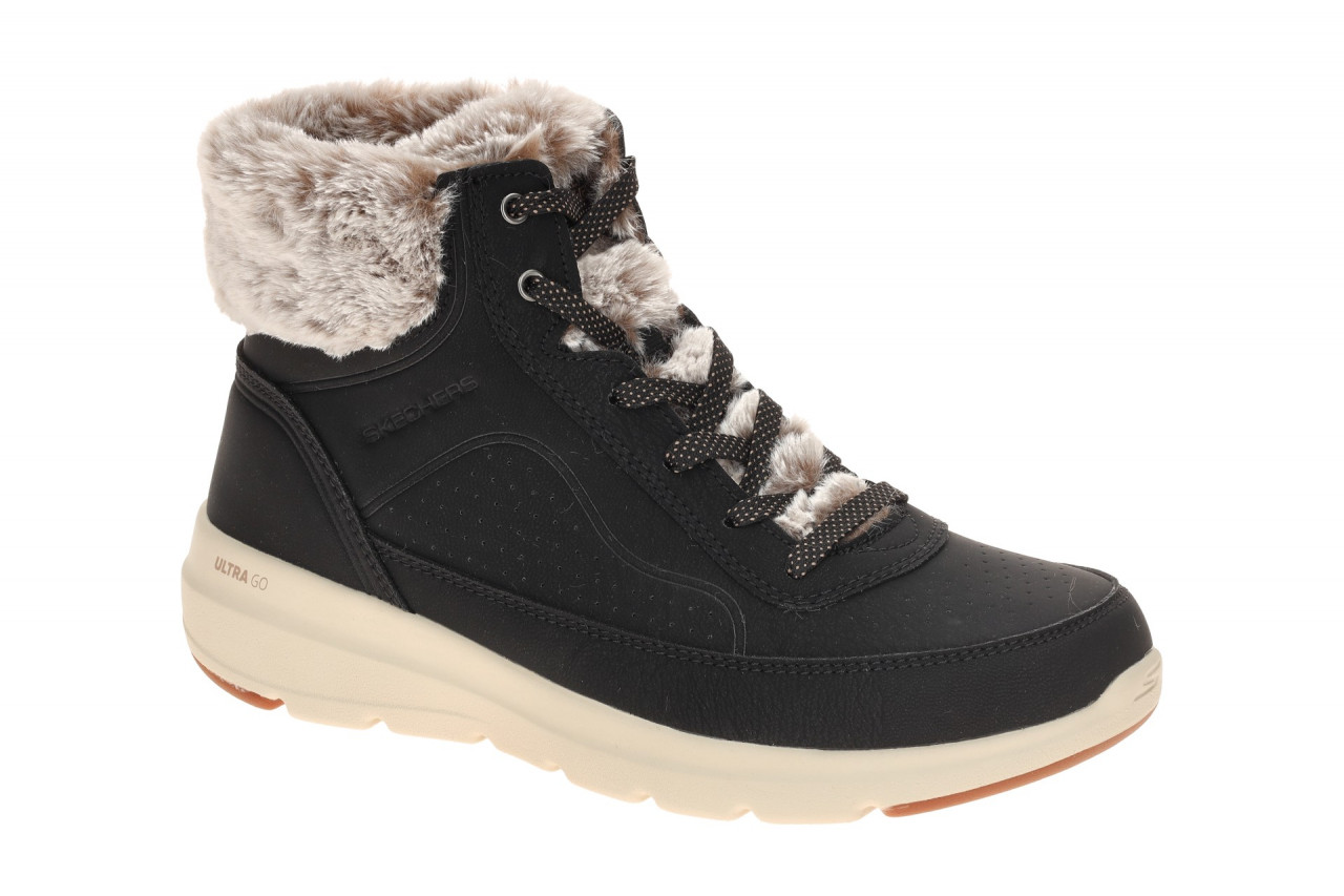 Skechers GLACIAL ULTRA 144199 BLK schwarz - Stiefeletten f?r Damen 1 Skechers GLACIAL ULTRA 144199 BLK schwarz - Stiefeletten f?r Damen