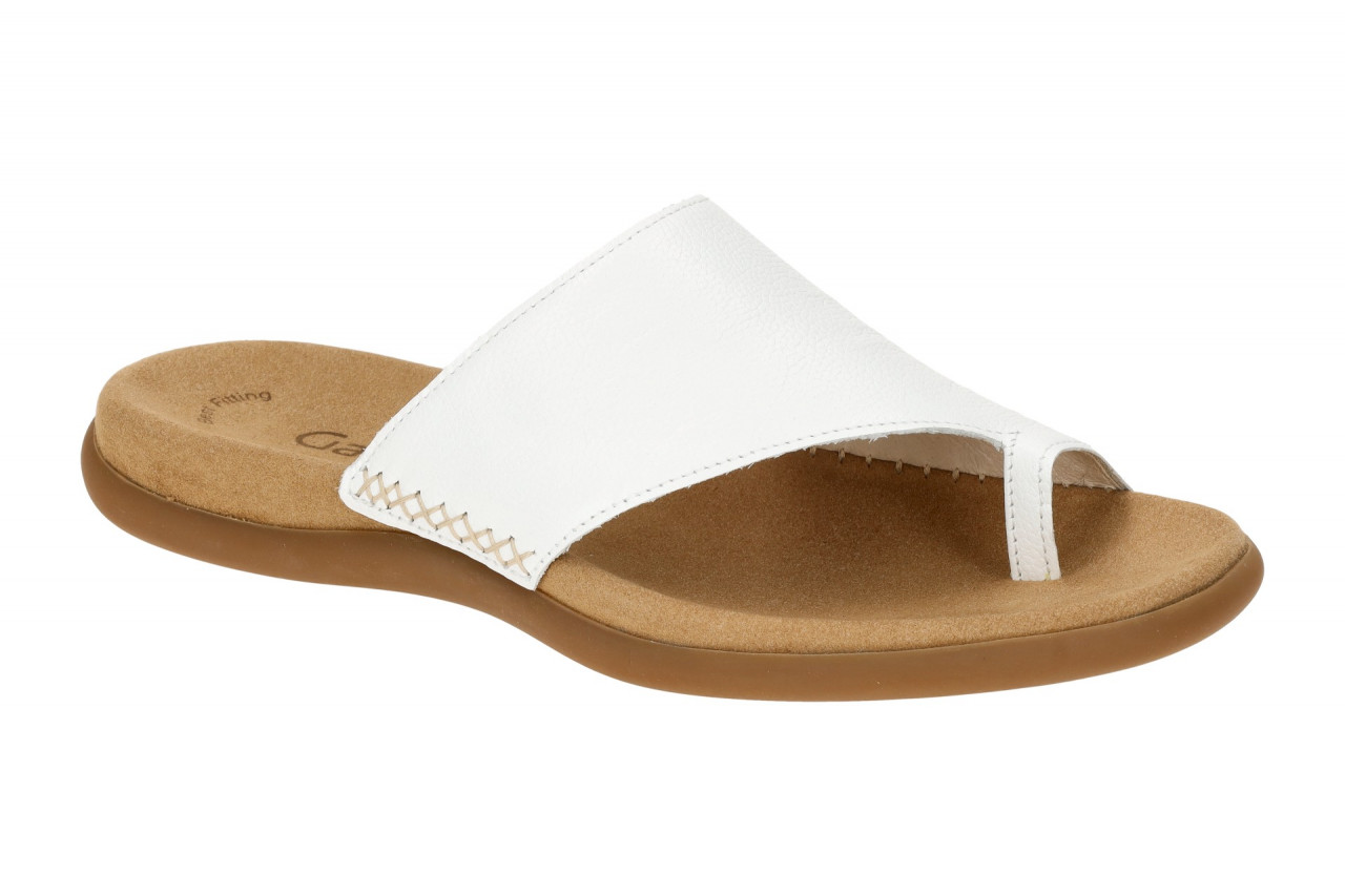 Gabor 03.700.21 wei? - Pantoletten f?r Damen 1 Gabor 03.700.21 wei? - Pantoletten f?r Damen