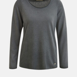 SMITH & SOUL Damen Langarmshirt, anthrazit