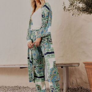 SMITH & SOUL Damen Kimono, grün