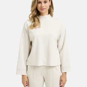 MILANO ITALY Damen Sweatshirt, creme