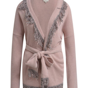 MILANO ITALY Damen Strickjacke, altrosa