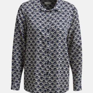 MILANO ITALY Damen Bluse, dunkelblau