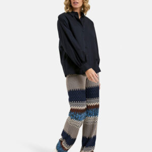 MILANO ITALY Damen Hose, dunkelblau