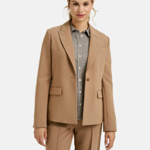 MILANO ITALY Damen Blazer, hellbraun