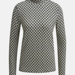 MILANO ITALY Damen Langarmshirt, schwarz