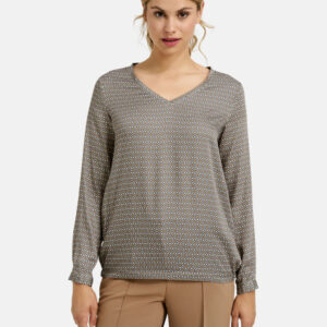 MILANO ITALY Damen Bluse, taupe