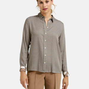 MILANO ITALY Damen Bluse, taupe