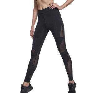Urban Classics Ladies - TECH MESH Triangle Fitness Leggings