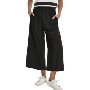 Urban Classics Ladies - Wide Culotte Hose schwarz