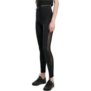 Urban Classics Ladies - FLOCK LACE Spitze Leggings