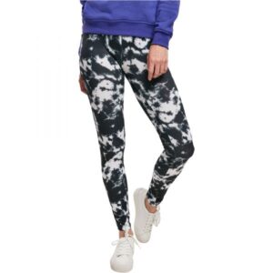 Urban Classics Ladies - Tie Dye Leggings schwarz
