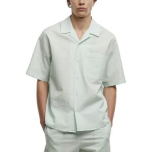 Urban Classics - Relaxed Seersucker Kurzarm Hemd