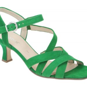 Gabor 41.781.19 gr?n - Riemchen Sandale f?r Damen