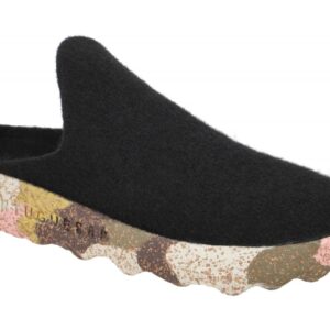 Asportuguesas COME L P018023058 schwarz - bequeme Pantolette f?r Damen