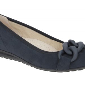 Gabor FLORENZ 42.625.36 dunkel-blau - Ballerina - Halbschuhe - Slipper f?r Damen