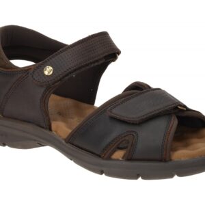 Panama Jack Sanders C17 marron dunkel-braun - bequeme Sandale f?r Herren