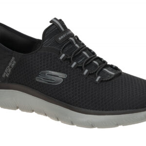 Skechers SUMMITS 232457 BKCC schwarz - Slipper f?r Herren