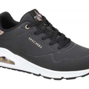 Skechers UNO 177094 BLK schwarz - sportliche Halbschuhe f?r Damen