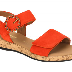 Gabor RHODOS 62.734.23 orange - Riemchen Sandale f?r Damen