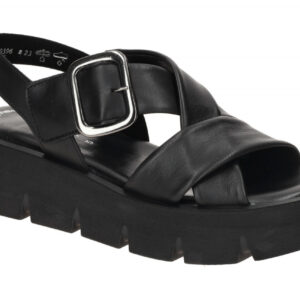 Gabor 64.752.27 schwarz - Riemchen Sandale f?r Damen