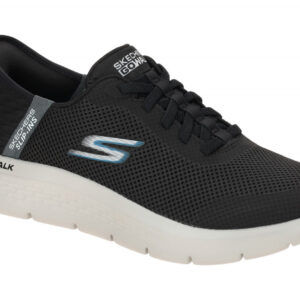 Skechers GO WALK FLEX 216324 BKGY schwarz - Slipper f?r Herren