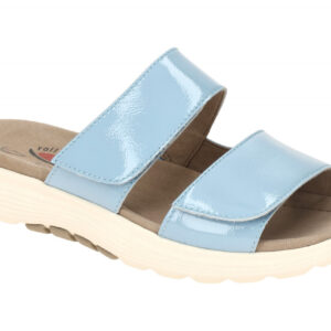 Gabor ROLLINGSOFT 66.811.96 hell-blau - bequeme Pantolette f?r Damen