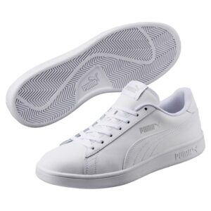 Puma Smash v2 L Unisex Sneaker Sportschuh 365215 Weiß