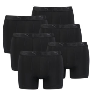 PUMA Boxershorts Herren 6er Pack Sport Mikrofaser + elastisch / Funktionsunterho...