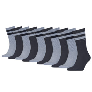 10 Paar Calvin Klein Stripes Herren Sportsocken Tennissocken