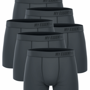 6 er Pack My Essential Clothing Basic Boxershorts Cotton Bio Herren Shorts Unter...