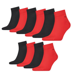 Calvin Klein Quarter Sneaker Socken Herren Kurzsocke 10 Paar