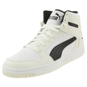 Puma Rebound LayUp SL Hoher Sneaker Stiefel Boots Herren Sneaker 369573 30 weiss