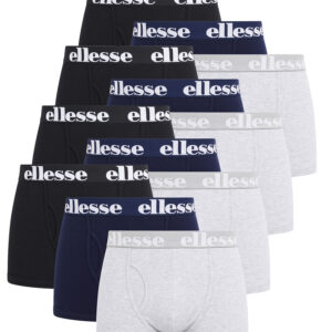 Ellesse Boxershorts Fashion Boxer Herren Trunk Shorts Unterwäsche 12er Pack