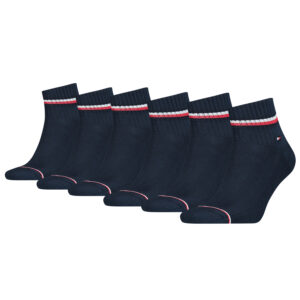 6 Paar TOMMY HILFIGER Herren ICONIC QUARTER Gr. 39 - 49 Sneaker Socken