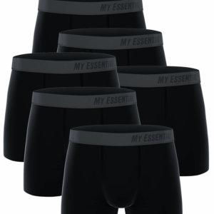 6 er Pack My Essential Clothing Basic Boxershorts Cotton Bio Herren Shorts Unter...