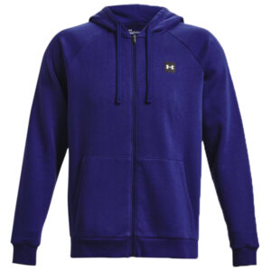 Under Armour Rival Fleece Hoodie Full Zip Herren Sweatjacke 1357111 blau