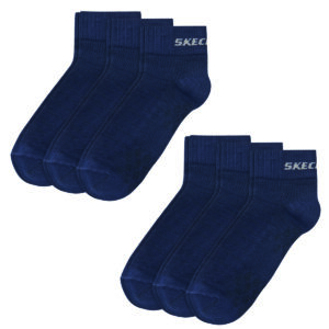 6 Paar Skechers Unisex Quarter Socken SK42017