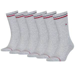 6 Paar TOMMY HILFIGER Herren ICONIC Socken Gr. 39 - 49 Tennis Socken