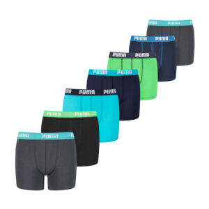 Puma Boxershorts Jungen Kinder Unterhose Unterwäsche 7 er Pack