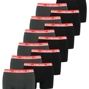 Head Herren Basic Boxer Pant Shorts Unterwäsche Unterhose 12 er Pack