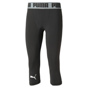 PUMA BBall Compression 3/4 Basketball Hose Herren Sport Hose 605079 Schwarz