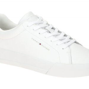 Tommy Hilfiger TH COURT LTH DETAIL ESS FM05367 YBS wei? - Sneakers f?r Herren
